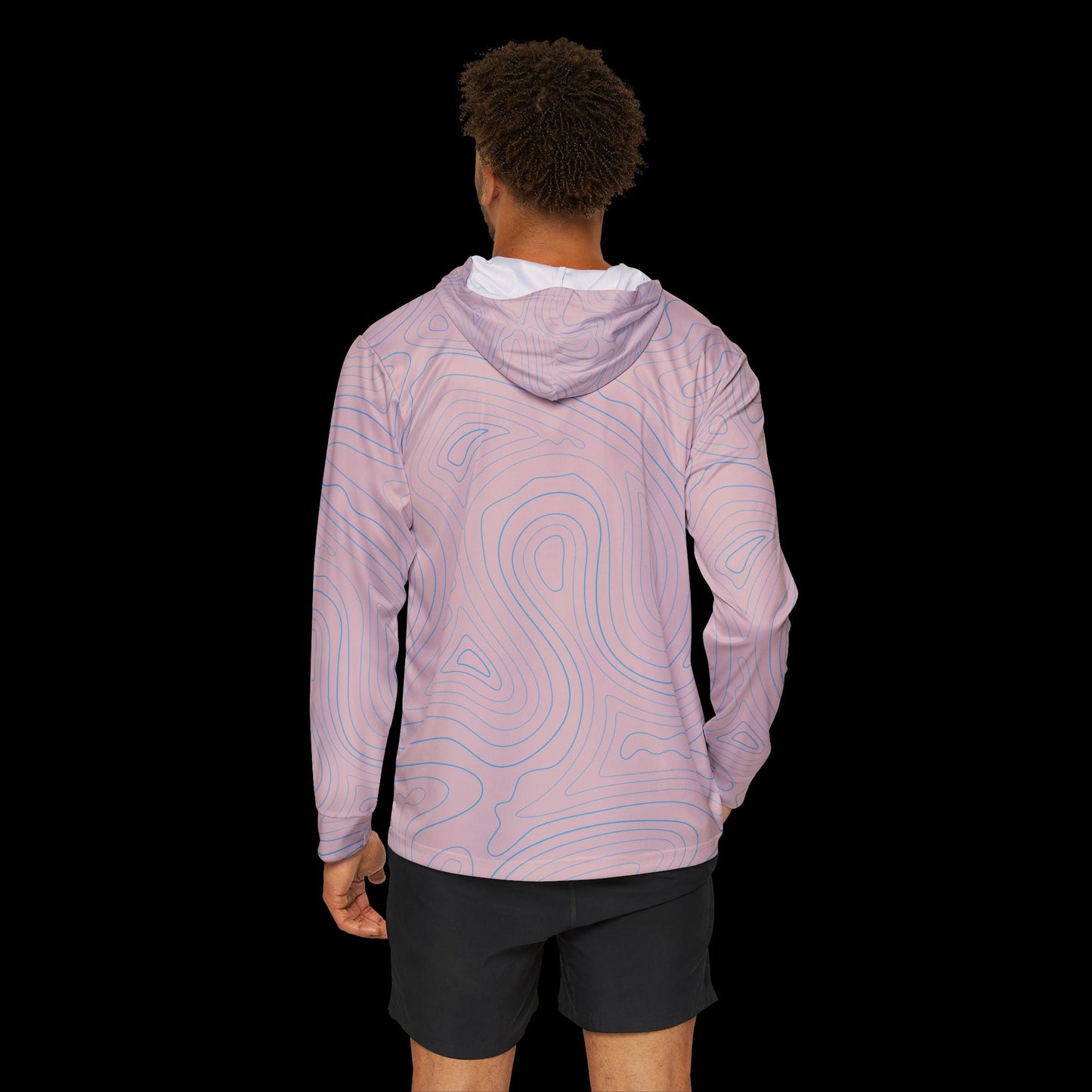 Coral Wave Performance Pullover
