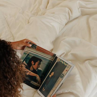 Organic Bamboo Sateen Duvet Cover Set