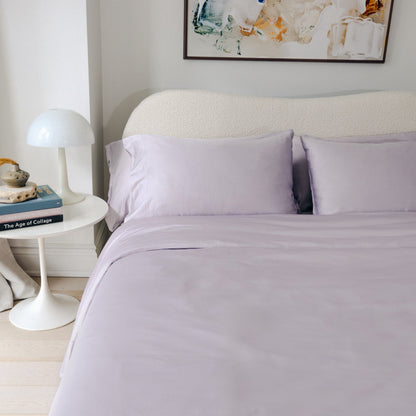 Organic Bamboo Sateen Duvet Cover Set