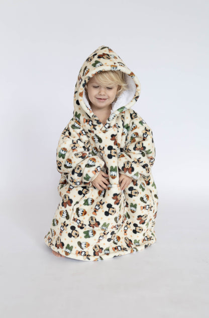 Mickey & Friends Sherpa Lined Hoodie Blanket