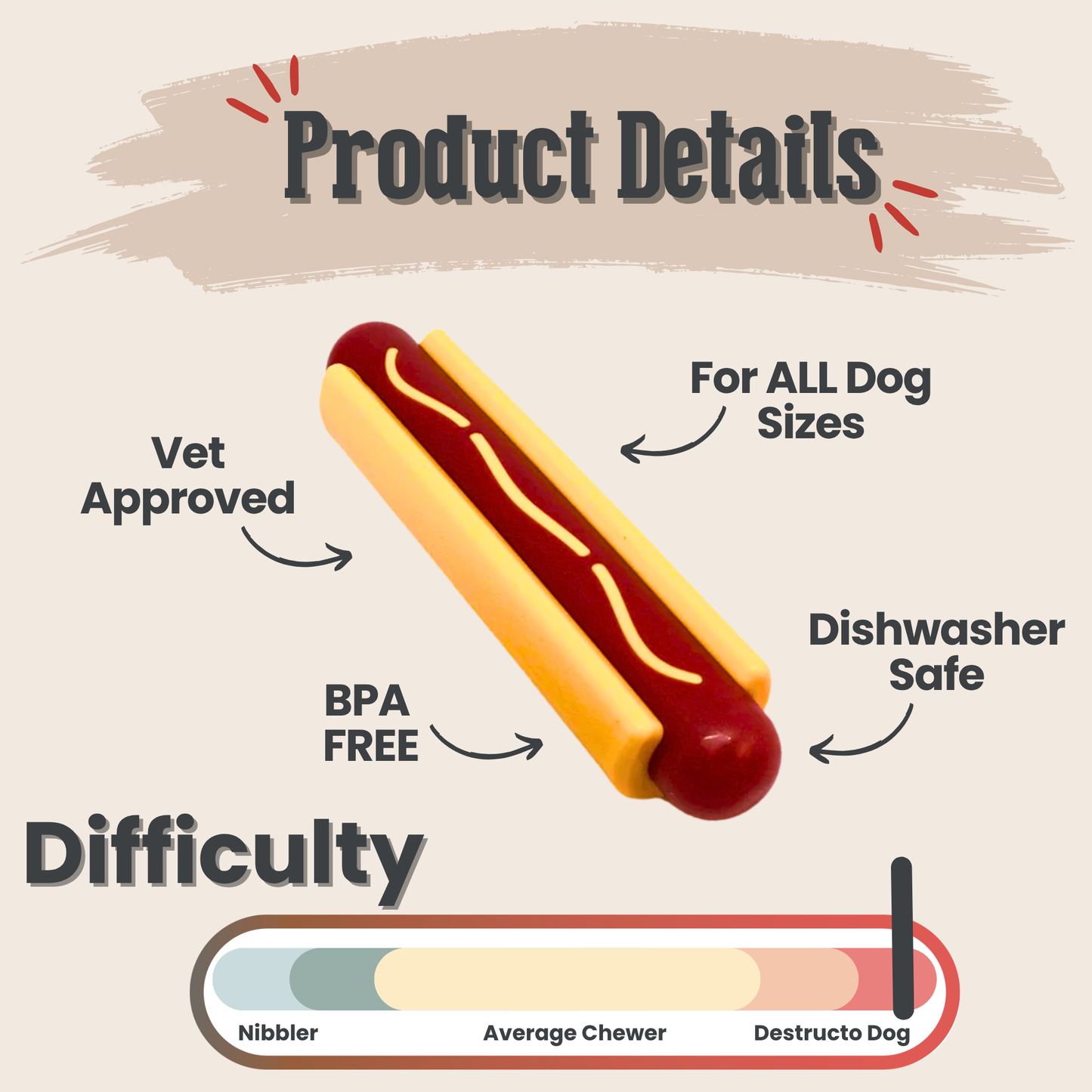Tug of war dog toy