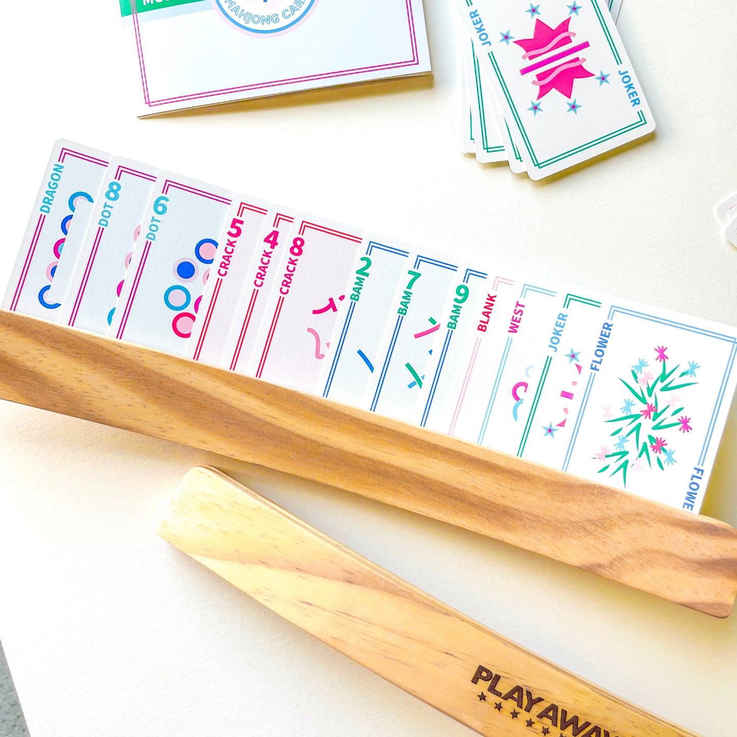 Mahjong Cards + Racks Bundle