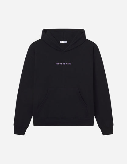 Jesus Is King Black Unisex Hoodie