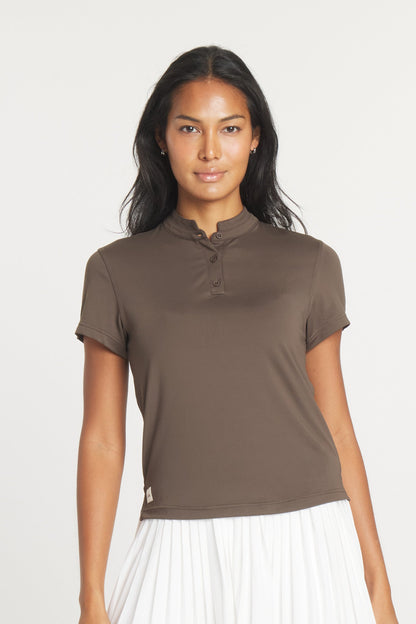 Women's Catalyst Polo | Mantra Collar | Woods