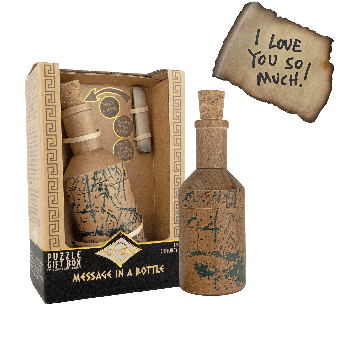 Message in a Bottle - Secret Puzzle Box