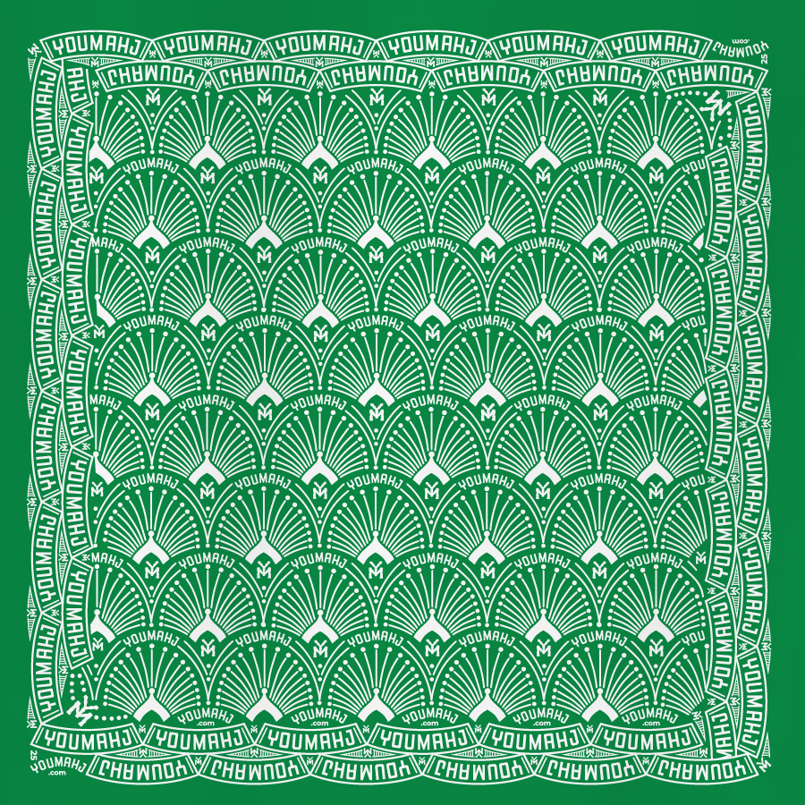 Mahjong Peacock Scarves