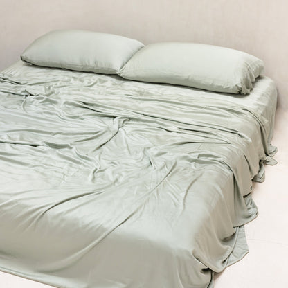 Organic Bamboo Sateen Duvet Cover Set