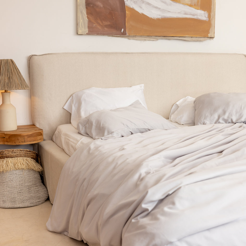 Organic Bamboo Sateen Duvet Cover Set