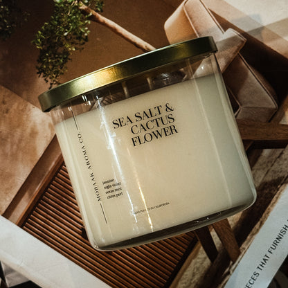 Sea Salt & Cactus Flower Candles