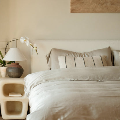 Organic Bamboo Sateen Duvet Cover Set