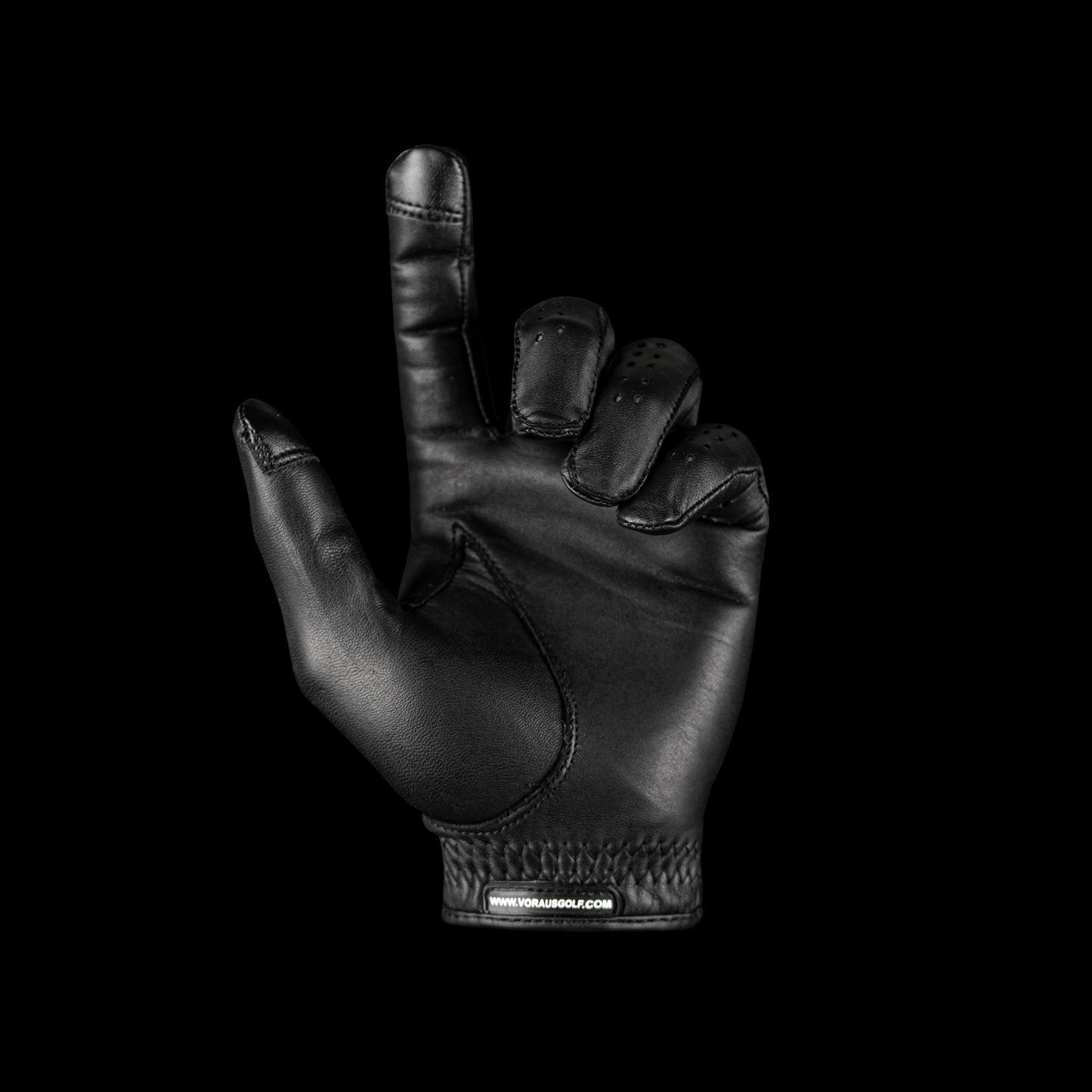 Through Touch Golf Glove - Black/Green