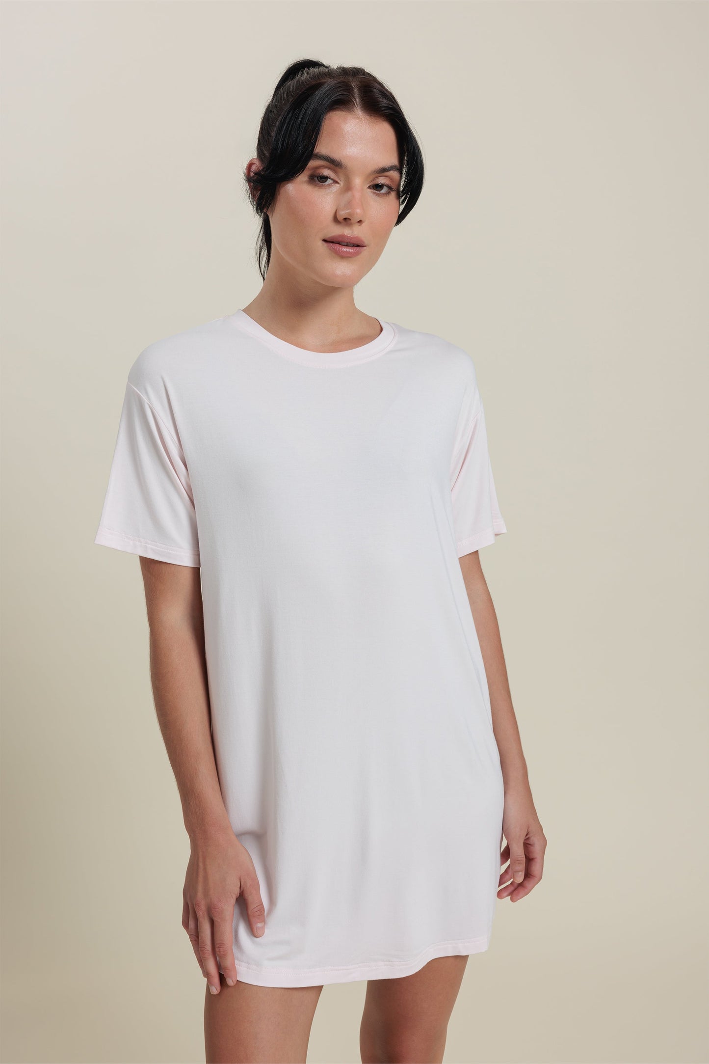 Bamboo Short Sleeve Tee Dress